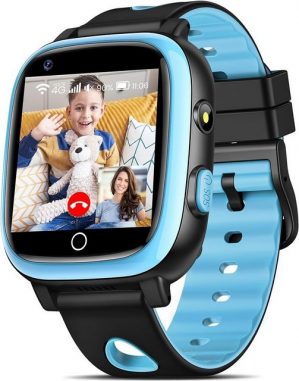 PIULAXIU mit GPS Tracker Uhr Telefon Smartwatch (Android / iOS), 4G Innovative Kommunikation Sicherheit undUnterhaltung in einem Gerät