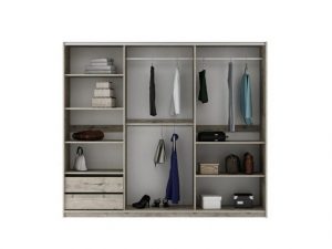 ROYAL24_MARKT Kleiderschrank - Organisiert deine Garderobe stilvoll und effizient. (Kleiderschrank, 1-St., Tallinn) Modernes Design mit cleveren Details.