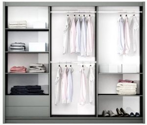 ROYAL24_MARKT Kleiderschrank - Organisierte Eleganz für deine Kleidung. (Kleiderschrank, 1-St., ANETE) Geräumig, modern, funktional, schick.