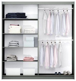 ROYAL24_MARKT Kleiderschrank - Trendige Kleiderschränke: Aktuelle Frische und Stil. (Kleiderschrank, 1-St., CLEO) Vielseitig, modulare Anordnung, modernes Design.