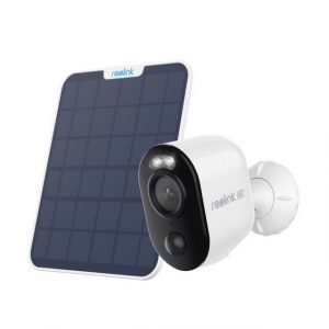 Reolink 4K WLAN Argus 3 Ultra mit Solarpanel Überwachungskamera (Außenbereich, Innenbereich, 8MP Farbnachtsicht, 5/2,4 GHz Wifi, Intelligente Erkennung, 2-Wege-Audio)