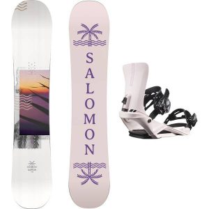 SALOMON Snowboard BOARD SET LOTUS+RHYTHM MAUVE