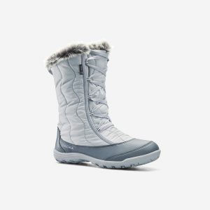 Schneestiefel Winterwandern SH500 X-Warm wasserdicht Schnürsenkel Damen