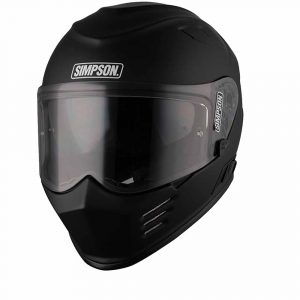 Simpson Venom Matt Black ECE22.06 Full Face Helmet Size 2XL