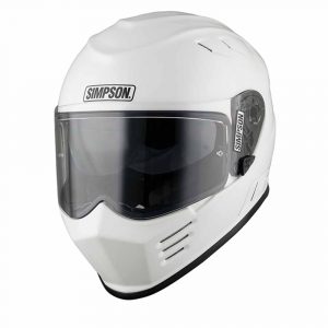 Simpson Venom White ECE22.06 Full Face Helmet Size 2XL