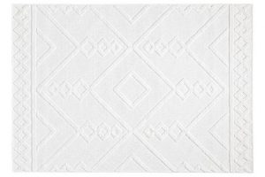 Teppich 58647A Silva ELT, Weiß, 80 x 150 cm, 100% Polypropylen, Conceptum Hypnose