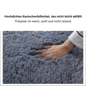 Teppich Modern Flauschig Weich Zottelig einfarbig Teppiche 160x230 cm, Juoungle