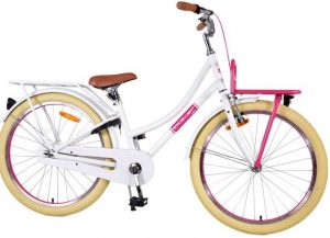 Volare Kinderfahrrad Kinderfahrrad Excellent Fahrrad für Mädchen 24 Zoll Kinderrad in Weiß
