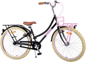 Volare Kinderfahrrad Kinderfahrrad Excellent Fahrrad für Mädchen 26 Zoll Kinderrad Schwarz