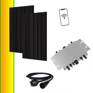 Zenit Energy GmbH Solaranlage Balkonkraftwerk 840W / 1200W Photovoltaik Steckerfertig WIFI Smart, (Komplett-Set)
