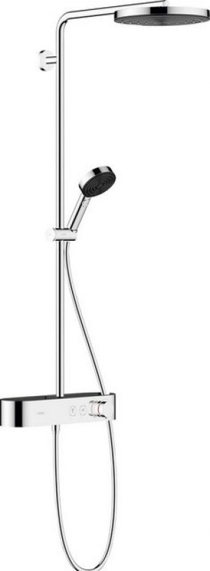 hansgrohe Duschsystem Pulsify S, 1 Strahlart(en), Komplett-Set, 26cm, mit ShowerTablet Select 400, chrom