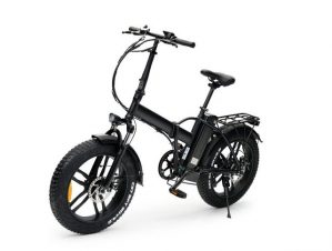 Burnout E-Bike E-Faltbike Pluto 20 Zoll 250W schwarz Kettenschaltung, 7 Gang Shimano Shimano Schaltwerk, Faltrad