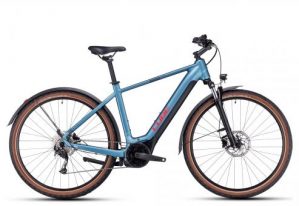 Cube Nuride Hybrid Performance 625 Allroad 2024 | metalblue'n'red | 50 cm | E-Trekkingräder