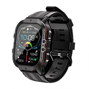 DOPWii 1,96 Zoll Smartwatch, 1ATM wasserdichte Fitnessuhr Smartwatch, mit Herzfrequenzmesser und 100+ Sportmodi für Android, IOS