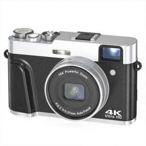 DOPWii 48-Megapixel-Digitalkamera mit Autofokus, optischem Sucher, Panoramakamera (16fach-Zoom, Batterie-Blitz für Einsteiger, Jugendliche)