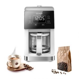 DOPWii Kapselmaschine 780ml Kaffeemaschine mit Mahlwerk, Filterkaffeemaschine, mit Mahlwerk, 3 Mahlstufen, 1 Stunde automatische Warmhaltefunktion