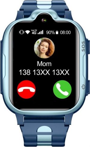 Fitonus mit Videoanruf, Wecker, Schrittzähler, Geschenk für Jungen und Mädchen Smartwatch, mit 4G GPS und Telefon Nachricht, SOS Knopf Elterliche Kontrolle IP67