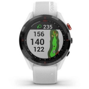 Garmin Approach S62 White, Smartwatch, High-tech, Bluetooth, GPS Smartwatch (3,3 cm/1,3 Zoll), Gesundheitsfunktionen, Herzfrequenzmesser, Garmin Pay, NFC Zahlungen