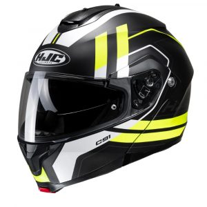 HJC C91 Octo Black Yellow MC3HSF Modular Helmet Size XS