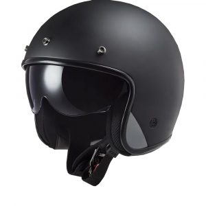 LS2 OF601 Bob II Solid Matt Black 06 Jet Helmet Size S