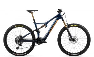 Orbea RISE M-Team - 29 Zoll 360Wh 12K Fully - Coal Blue/Red Gold