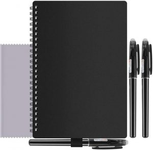 Puiaosso Notizbuch Smart Notebook wiederverwendbares Smart Notebook A5 Set 100 Seite, Wasser und Hitze löschbar