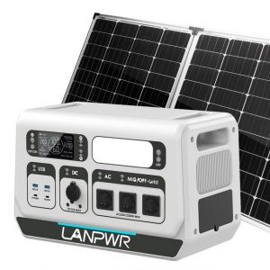 Rutaqian Stromerzeuger Solargenerator 2200 PRO 1500W, 2048Wh Powerstation mit Solarmodulen, (AC-Schnellladung in 1,5 Std., Dual PD 2200W Ports), für Urlaub, Camping und Notfälle
