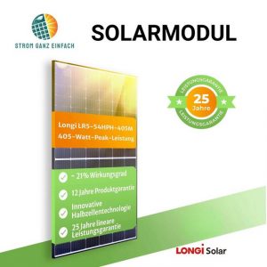 StromGanzEinfach Solarmodul LONGi Solarmodul mit 425 Watt