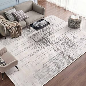 Teppich Kurzflorteppich im modernen Design für Wohnzimmer und Schlafzimmer, EBUY