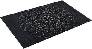 Teppich Purnima, wash+dry by Kleen-Tex, rechteckig, Höhe: 7 mm, Mandala Motiv, rutschhemmend, In- und Outdoor geeignet, waschbar