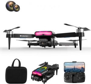 UDIYO mit Kamera, Mini Quadrocopter Kampfdrohne 25 Minuten Flugzeit Drohne (4K, mit 2,4G Kanal-Gyroskop Anfänger RC Quadcopter One Key TakeOff/Landing)