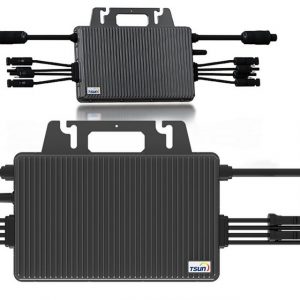 VENDOMNIA Wechselrichter 2000 W Micro-Wechselrichter für 4 Solarmodule, (Mini-PV Anlage, TSUN Microinverter (TSOL-MS2000) für Balkonkraftwerk), Plug & Play