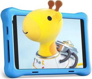 Wqplo Kinder Quad-Core-Prozessor 2 GB RAM Dual-Kamera Tablet (8", 32 GB, Android 12, Kinderfreundliches Lern- und Spielgerät mit leistungsstarkem Prozessor)