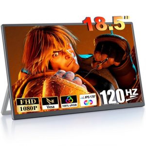 YI Tragbarer 18,5 Zoll IPS HDR Full HD Tragbarer Gaming-Monitor GS185DM1 Portabler Monitor
