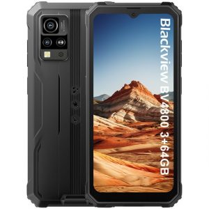 blackview BV4800(3+64) Smartphone (6.56 Zoll, 64 GB Speicherplatz, 13 MP Kamera, Fingerabdruck/NFC/Face ID/GPS/IP69K)