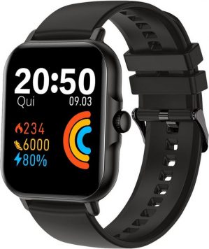 ASWEE Herren's und Damen's Telefonanrufe Aktivitätstracker Smartwatch (4,8 cm/1,83 Zoll, Android/iOS), mit Herzfrequenz und Blutdruckmessgerät Größe Bildschirm Schrittzähler