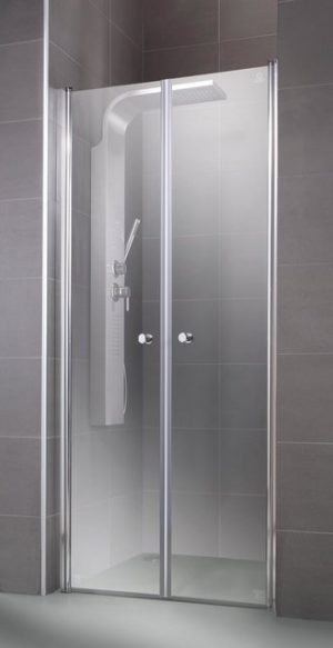 welltime Dusch-Pendeltür Aruba, 90x190 cm, Sicherheitsglas, mit Verstellbereich, Nischentür, Schwingtür für Duschkabine