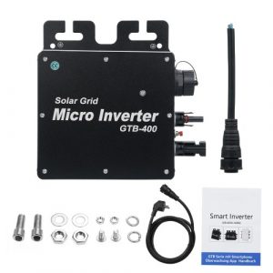 400 W Solar-Wechselrichter WiFi-Steuerung Automatische Identifikation Wechselrichter DC zu AC 230 V Solar Grid Tie Micro Wechselrichter