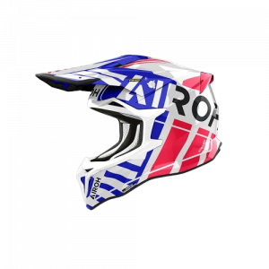 Airoh Strycker Brave Blue Red Offroad Helmet Size L