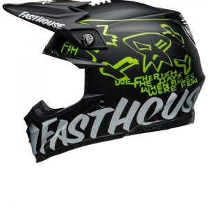 Bell Moto-9S Flex Fasthouse MC Core Matte Black Yellow Offroad Helmet Size S