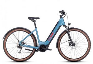 Cube Nuride Hybrid Performance 625 Allroad Wave 2023 | metalblue'n'red | S | E-Trekkingräder