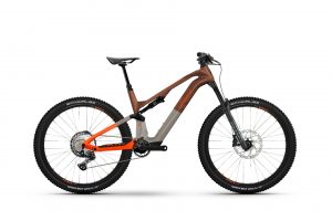 Haibike Lyke CF 10 Leather/Orange - Gloss M