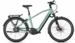 KALKHOFF IMAGE 7 EXCITE+ ABS (750 Wh), stufenlos Gang Nabenschaltung, Herrenfahrrad, Diamant, Modell 2024, 27 Zoll 58 cm sagegreen matt