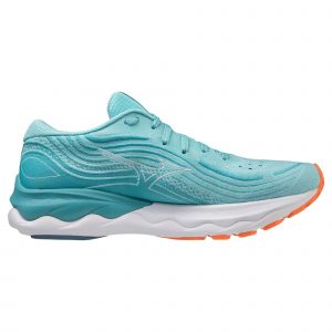 Laufschuhe Damen Mizuno - Wave Skyrise 4 türkis orange