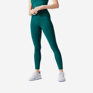 Leggings Damen hoher Taillenbund - FTI500A grün