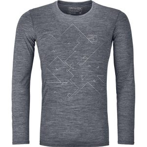 ORTOVOX Herren Shirt 185 MERINO TANGRAM LS M