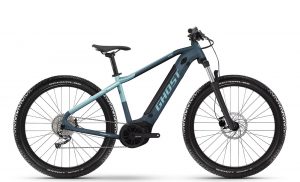 Ghost E-Teru Essential - 27.5 // 29 Zoll 500Wh 9K Diamant - dark grey/met. light blue - glossy