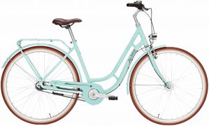 Pegasus Bici Italia 7, 7 Gang Nabenschaltung, Damenfahrrad, Classic / Retro, Modell 2024, 28 Zoll 45 cm light blue