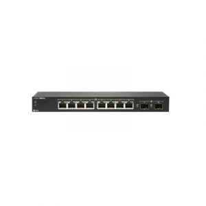 SonicWall Switch SWS12-8 - Switch - managed - 8 x 10/100/1000 + 2 x Gigabit SFP - desktop - with 1 year 24x7 Support