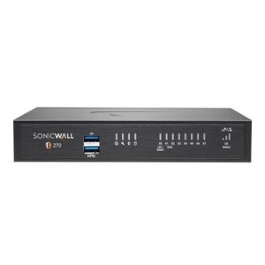 SonicWall TZ270 - Threat Edition - security appliance - with 1 year TotalSecure - GigE - desktop